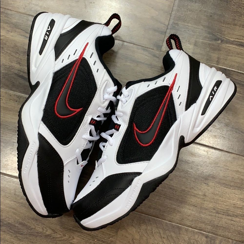 NIKE AIR MONARCH IV (4E) white/black Men’s - Picture 3 of 16